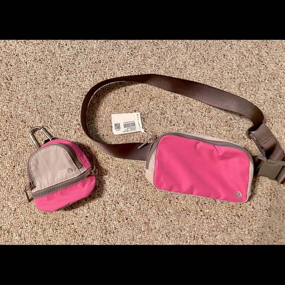 Lululemon Everywhere Belt Bag and nano backpack